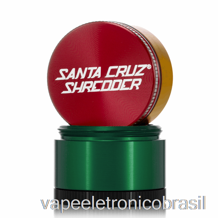 Vape Vaporesso Santa Cruz Triturador De 1,6 Polegadas Pequeno Moedor De 4 Peças Rasta (40 Mm)